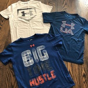 Set of 3 UA Shirts Size Small and 7